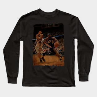 Jason Kidd vs LeBron James Vintage Long Sleeve T-Shirt